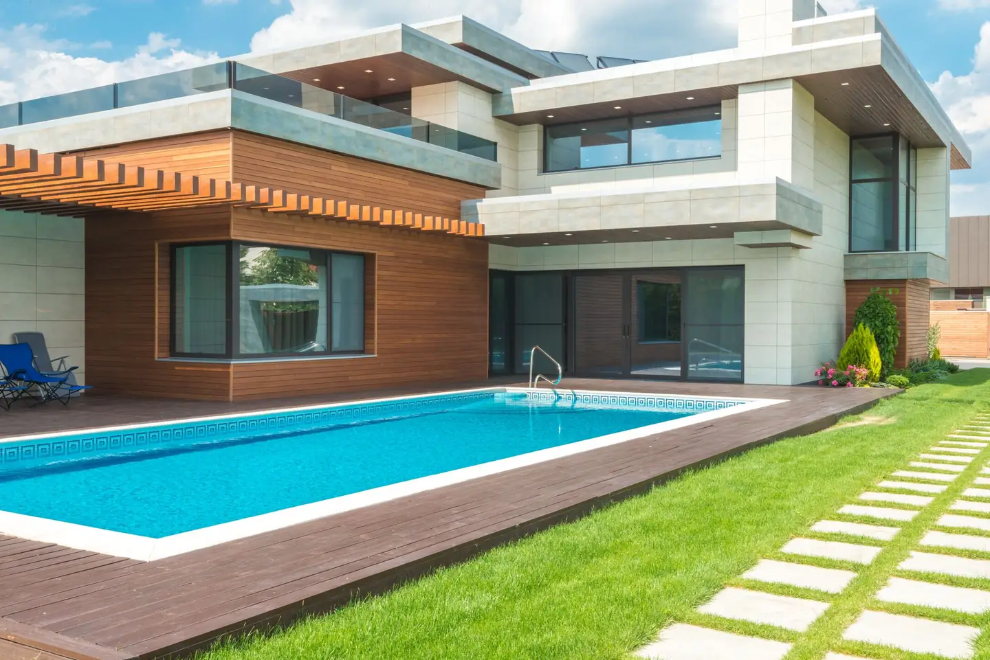 Swimming pool built in Glenthorne, NSW